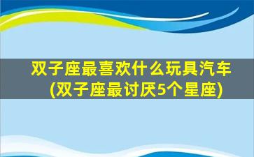 双子座最喜欢什么玩具汽车(双子座最讨厌5个星座)