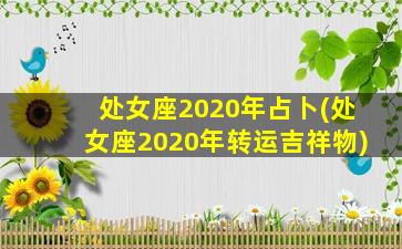 处女座2020年占卜(处女座2020年转运吉祥物)