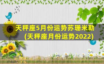 天秤座5月份运势苏珊米勒(天秤座月份运势2022)