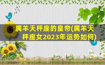 属羊天秤座的皇帝(属羊天秤座女2023年运势如何)