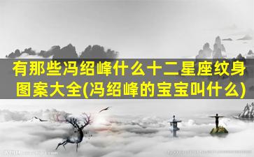 有那些冯绍峰什么十二星座纹身图案大全(冯绍峰的宝宝叫什么)